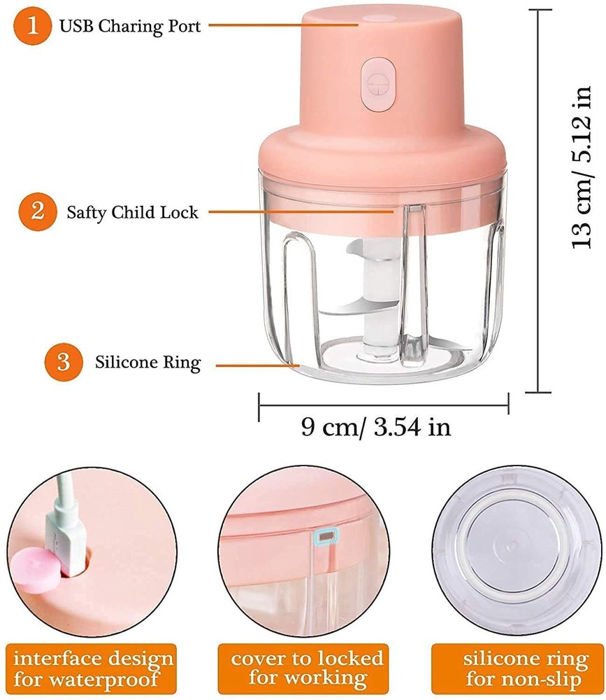 Electric Vegetable Chopper 100W 400ml