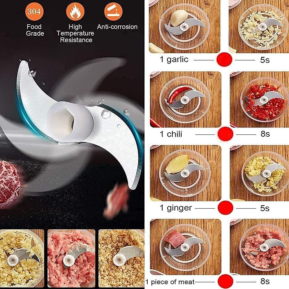 Electric Vegetable Chopper 100W 400ml